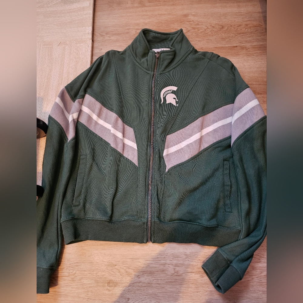Spartans Crop zip up